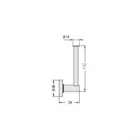 IDEAL STANDARD IOM PORTARROLLOS SIN TAPA